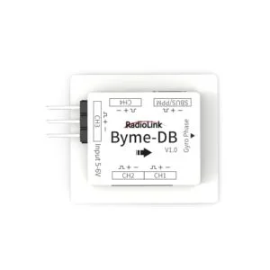 Radiolink Byme DB Flight Controller RC Plane 3 Axis Gyro Stabilizer with 4 CH 3 Flight Modes for Delta Wing Paper Plane J10 SU27 F22
