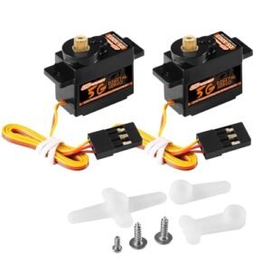 DSPOWER 2PCS 5g Micro Digital Servo Metal Gears Coreless Motor for RC Helicopter Online