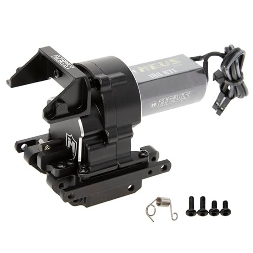 MEUS RACING TRX4M Transmission and Motor Dual Speed 15.7 1 56.6 1 for TRAXXAS TRX4M Defender Bronco K10 F150 1/18 RC Crawlers Upgrade Parts Black RC Motor Parts