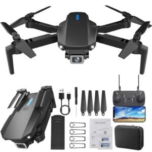 SkyView Pro 2.4GHz FPV Drone with Adjustable Camera Altitude Hold and Optical Flow Positioning for Adults and Kids
