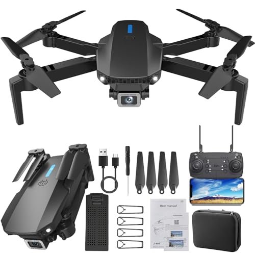 SkyView Pro 2.4GHz FPV Drone with Adjustable Camera Altitude Hold and Optical Flow Positioning for Adults and Kids