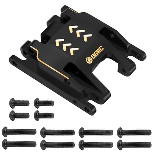 OGRC 60g Brass Skid Plate Transmission Mount Center Gearbox Base for TRX4M 1/18 Upgrade Cobra RC Parts