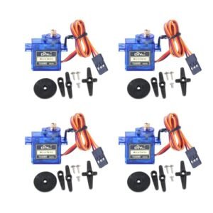 Benzine RC Car TS90MD 9g Micro Digital Servo Full Metal Gear 360 Degree Continuous Rotation Pack of 4pcs