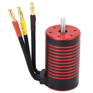 Duratrax RC Car Paint Compatible 3660 Brushless Motor Aluminum Alloy 4 Poles 4200KV Upgrade for 1/8 1/10 Remote Control Cars