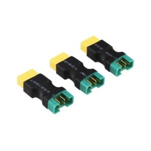 OliYin 3pcs Male MPX to Female XT60 Wireless Connector Adapter for RC LiPo Battery Pack of 3