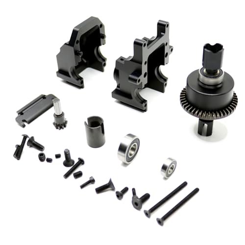 Mesimsple 7075 Aluminum Differential and Diff Case Cover Set for Arrma 1/7 Felony Limitless Infraction 6s Compatible with Xtreme RC Hobbies Collectibles