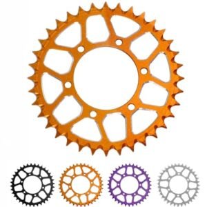 Losi 1 4 Promoto MX Motorcycle Dirt Bike Aluminum 7075 Hub Chain Sprocket 36T Gears Upgrade Part Replacement LOS262003 Orange