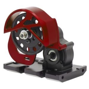 AMK RC Supreme 1/10 Transmission Aluminum Gearbox with Skid Plate for Axial AX10 SCX10 II SMT10 Upgrades