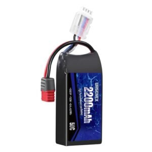 URGENEX 3S Lipo Battery 11.1V 2200mAh 50C High Discharge Rate RC Battery with T Plug for H16GT H16DR H16BM H16 and Most 1/14 1/16 Scale RC Cars 1Pack