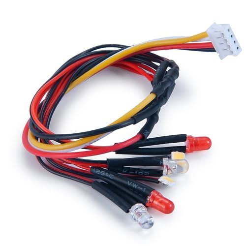 QUPA AM STORE RC LED Front and Rear Light Set for Kyosho Mini Z 4x4 Wrangler 1/24 Scale Perfect for Scale Pilots RC Enthusiasts