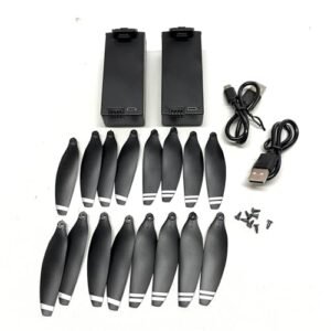 DAYUDDRICAR Retro RC Body Shells Drone Battery Kit LS38 7.4V 2000mAh Lipo Battery with USB Charger and Propeller Blades