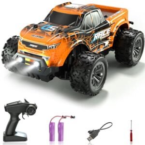 Sakeye RC Willey Truck 2.4GHz 1 20 Off Road Remote Control Car with LED Lights and Two Rechargeable Batteries for Adults and Kids