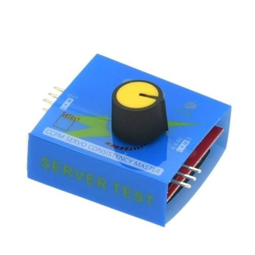 HobbyPower Multi Servo Tester 3CH ECS Speed Controller for RC Boat Jet Pump Drone and Airplane Models