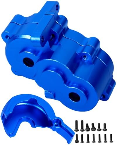 RCHuiWow RC Designing Alloy Aluminum Center Gearbox Upgrade for 1/16 E Revo Slash Summit VXL Navy Blue