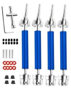 RCMYou Drive Shaft Axles Upgrades Part for 1/10 Arrma Granite Senton 3s Blx Mega550 Vortek 3s Blx 4Pcs Front Rear Driveshafts CVD Part ARAC4041 Navy Blue