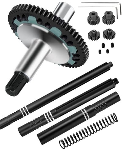 RCMYou 1/8 RC Wheels and Tires Upgrade Kit with 57T 0.8Mod Slipper 15T 17T Pinions for Arrma Granite Senton Vorteks Big Rock 3S Kraton Outcast 4S Typhon 3S