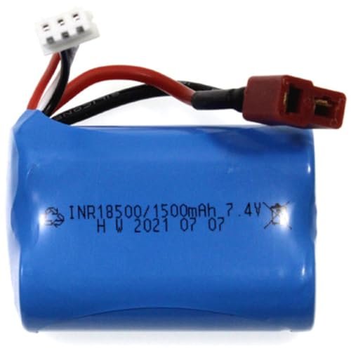 Racers Edge 6412 7.4V Li Ion 1500mAh Battery Pack with T Plug
