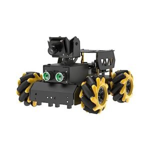 HIWONDER 2DOF HD Camera AI Vision Robot Car with Mecanum Wheels, Support Python Programming, Open Source DIY Robot Kit for Beginners and Teens, Powered by Raspberry Pi 4B 8GB