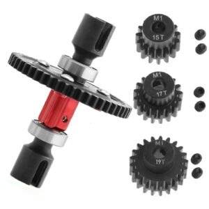 Arrma Outcast Kraton 6S Talion Mojave Typhon 6S Upgrade Parts Slipper Clutch Eliminator 50T Center Differential 15T 17T 19T Pinion Gears 45 Steel Red