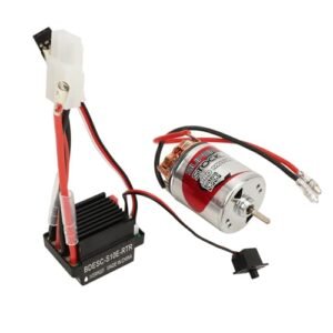 FG RC Cars Germany 7.4V 540 Brushed Motor and 320A ESC Combo Set for High Performance RC Vehicles 29T