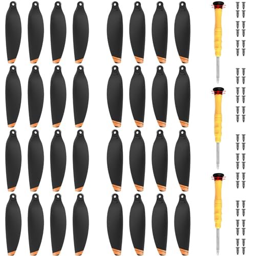 32 Pcs Propellers Blades for DJI Mini 4K Mini 2 Mini 2 SE Mini SE Building RC Plane Wings Replacement Low Noise Quick Release Drone Accessories