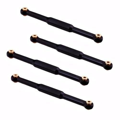 Mesimsple Alloy FCX18 Links Set High Quality 3D Printing RC Plane Parts for FMS 1/18 FCX18 LC80 Linkage Upgrades
