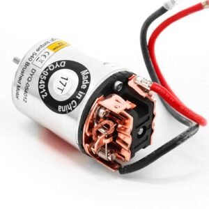 HUIOP 540 Brushed Motor Waterproof Stainless Steel Shell 17T Climbing Car Large Torque Motor Replacement for Axial SCX10 AXI03007 90046 Redcat Gen8 TT02