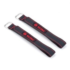 TCRC 2PCS 20x300MM Kevlar Stitched RC Car Battery Straps Reusable Adjustable Cinch Straps for Drones FPV Racer Helicopters Planes