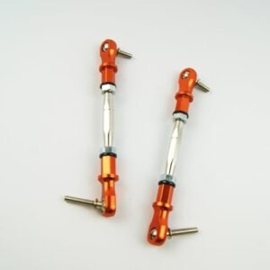 TITRACING Alloy Steering Turnbuckle Tie Pull Rod Compatible with HPI Rovan KingMotor Baja 5B 5T 5SC Buggy RC Buggy Tires
