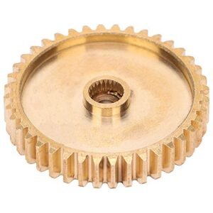 Alpha 40 Trainer RC Plane Brass Spur Gear 40 Tooth Pinion for Servo 25 Tooth Spline 0.8 Mod Industrial Robot Part