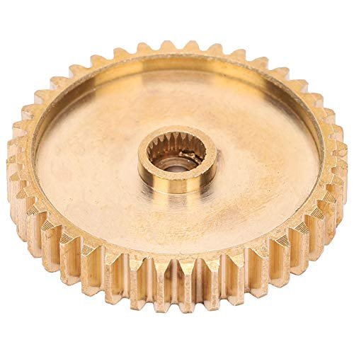 Alpha 40 Trainer RC Plane Brass Spur Gear 40 Tooth Pinion for Servo 25 Tooth Spline 0.8 Mod Industrial Robot Part