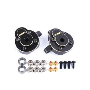 RCAWD Front Portal Axle Steering Counterweight for Hunter RC Truck CR18P Rock Van Trail Hunter EVO Upgrade Parts Black