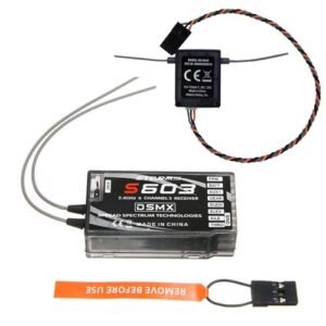 LICHIFIT S603 6 Channels 2.4GHz Receiver for RC 26 Aircraft JR Spektrum DSM X DSM2 Remote Control