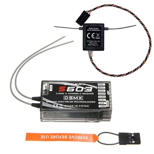 LICHIFIT S603 6 Channels 2.4GHz Receiver for RC 26 Aircraft JR Spektrum DSM X DSM2 Remote Control