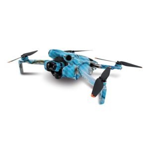 MightySkins Carbon Fiber Skin Compatible with DJI Mini 4 Pro - Sunrise Bubbles | Protective, Durable Textured Carbon Fiber Finish | Easy to Apply