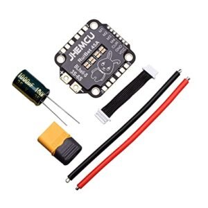 Irfora RuiBet 45A BLHELI_S Dshot600 3 6S Brushless 4 in 1 ESC 30X30mm for FPV Freestyle Flight Controller Stack DIY Parts Perfect for RC Helicopter Flies in Circles