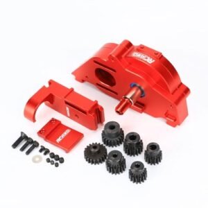 RCAWD 57T 40Cr Steel Spur Gear Transmission Gearbox Pinion Gears Set Center Motor Mount for RC Helicopter Big W Typhon Senton Big Rock Granite Vorteks Infraction Vendetta 3s Mega Kraton Outcast 4S Upgrade ARRMA