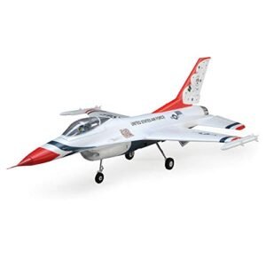 E flite RC EDF Jet Kit F 16 Thunderbirds 70mm BNF Basic with Smart Electronics EFL178500