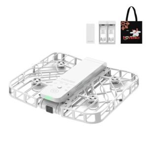 HOVERAir X1 Self-Flying Camera White Combo with Tote Bag, Pocket-Sized Drone, HDR Video Capture, Palm Takeoff, Intelligent Flight Paths, Follow-Me Mode Selfie Drone