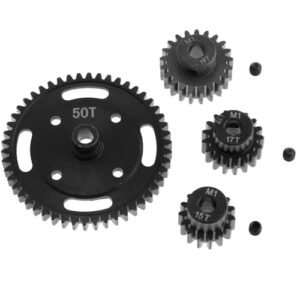 ARRMA 6S BLX Upgrade 50T Spur Gear Mod 1.0 with 15T 17T 19T Pinion Gears Hardened 45 Steel for Kraton Outcast Talion Notorious Fireteam Mojave Typhon