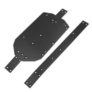 JOYSOG MJX 1 14 14209 14210 RC Chassis Armor Guard Plate Stainless Steel Protection Skid Plate Parts Black World Hobbies RC