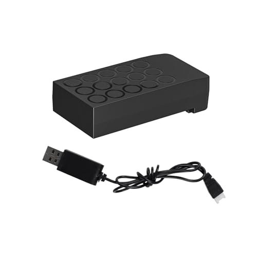 TECHVIO Module Lithium Polymer Battery EC300 Drone 3.7V 800mAh USB Charging Cable