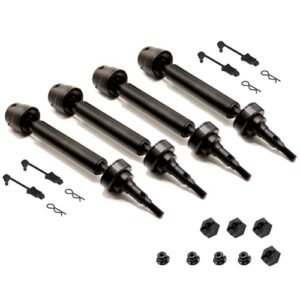 Mesimsple RC Truck Body Clips and Drive Shaft Upgrade Kit for Arrma 1/10 Senton Granite Vorteks 3S 4WD Models