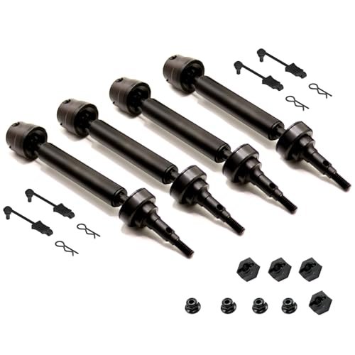 Mesimsple RC Truck Body Clips and Drive Shaft Upgrade Kit for Arrma 1/10 Senton Granite Vorteks 3S 4WD Models