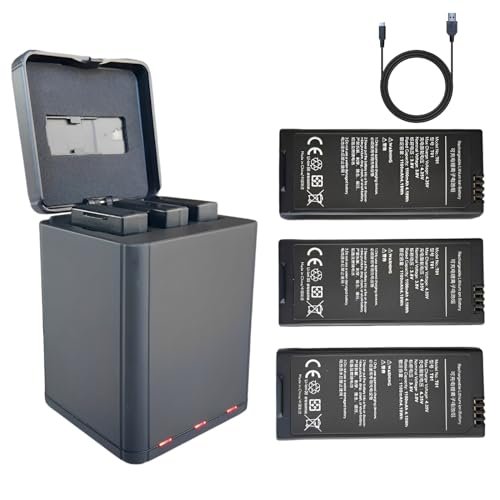 1 3 Scale RC Tank High Capacity Battery and Charger Set for DJI Tello Quadcopter