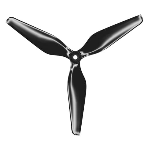Master Airscrew 6x3.2 3 Blade Propeller Black Reverse Pusher CW for FPV RC Plane Range Cinelifter Long Range