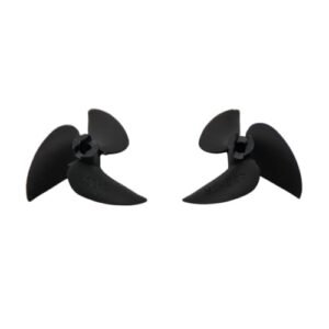 FLMLF 3 Blades Nylon Rc Tunnel Boat Plans Propeller 32mm Diameter 3mm Shaft