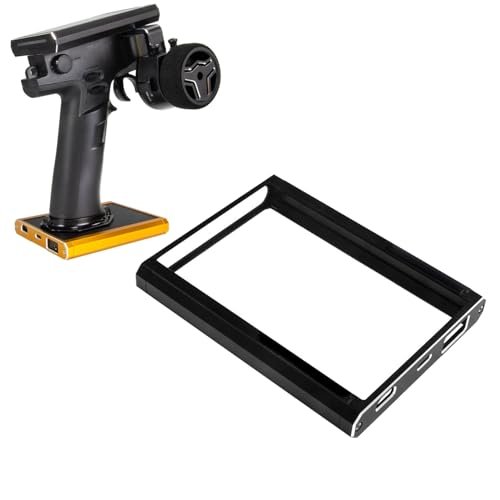 Flysky Noble NB4 Pro Metal Transmitter Protector Frame for Radio Shack F350 RC Truck Battery Protective Bracket Holder Base