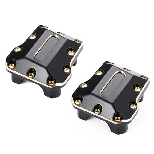 QUPA AM STORE 2PCS RC Brass Axle Differential Cover Front and Rear Diff Cover for TRX4M Upgrades 1/18 Scale RC Crawler Car Accessories at RC Hobbies Online Store