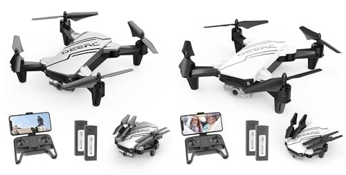 DEERC D20 Silver and White Drones for Kids